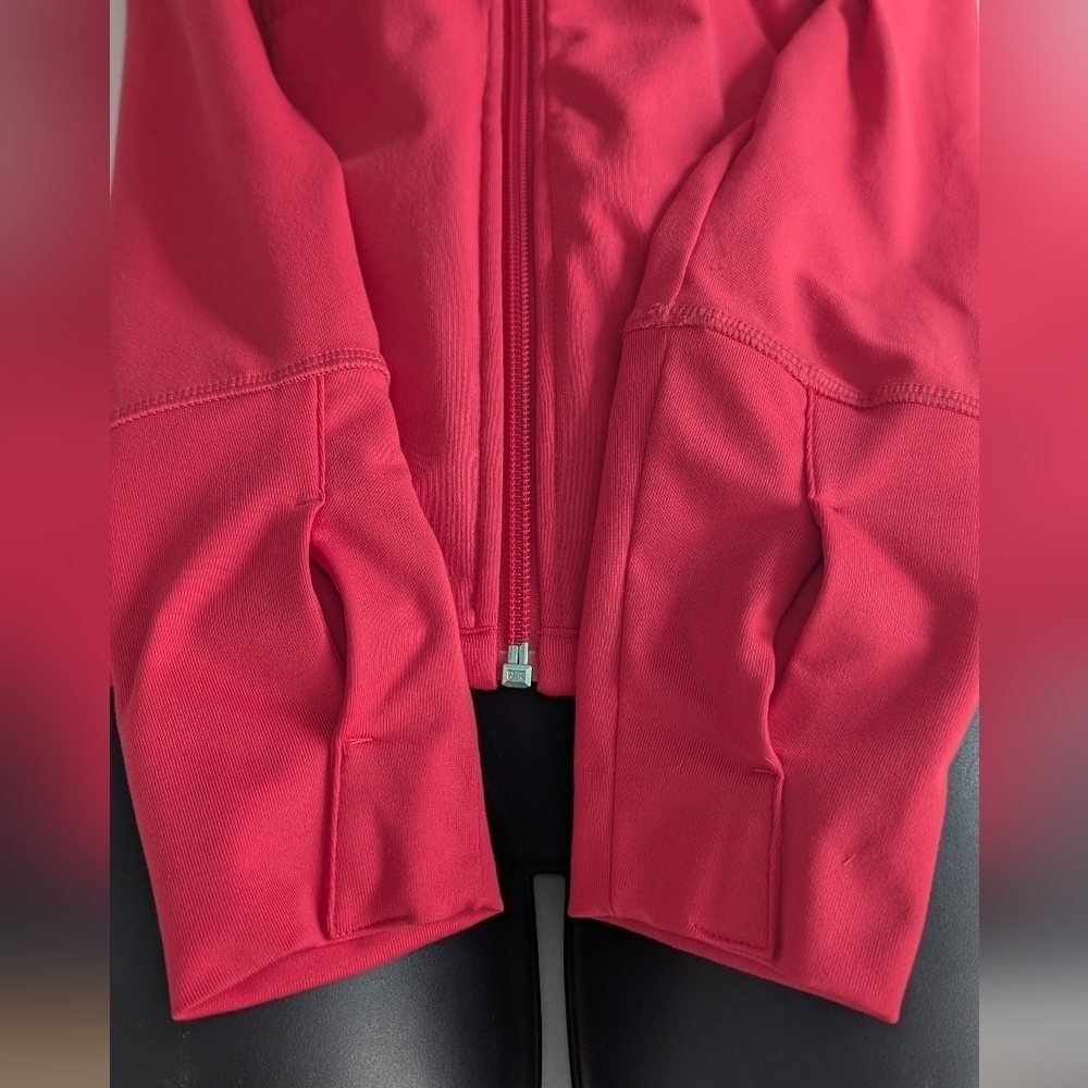 Adidas Climalite Full Zip Jacket Hot Pink Woman's  Size M - Picture 11 of 15